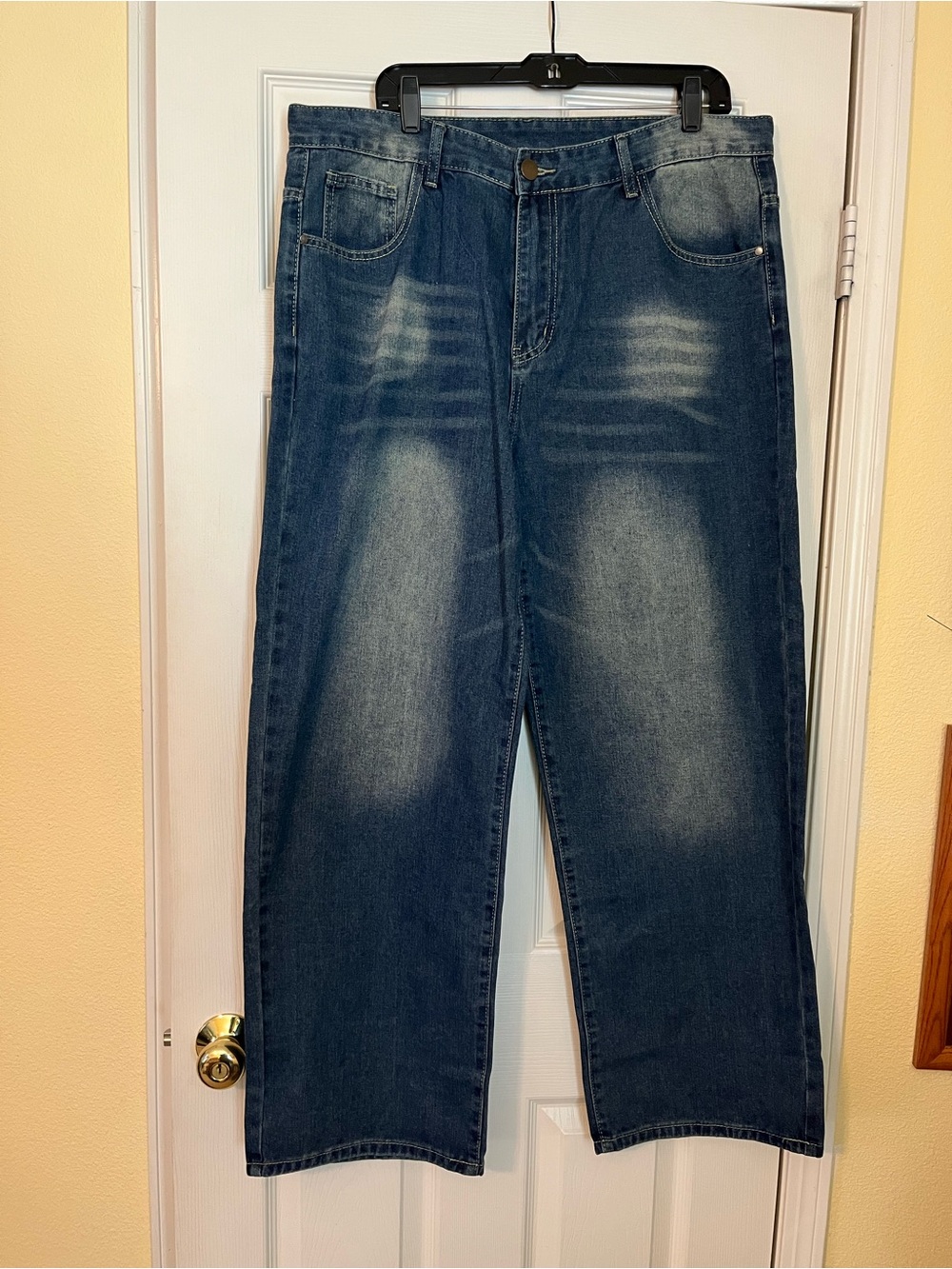 PM050826 Relaxed-Fit Women’s Jeans — Washed Blue Comfort